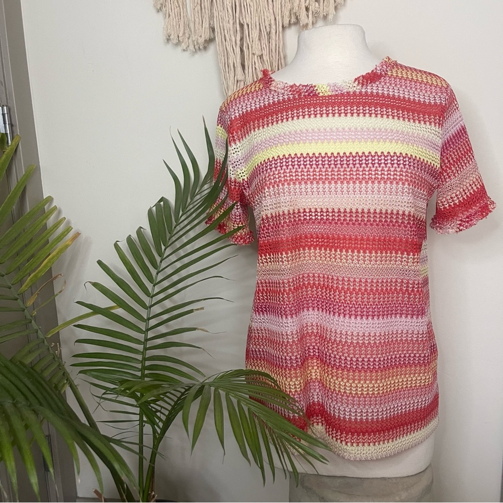 Zara Open Knit Style Top